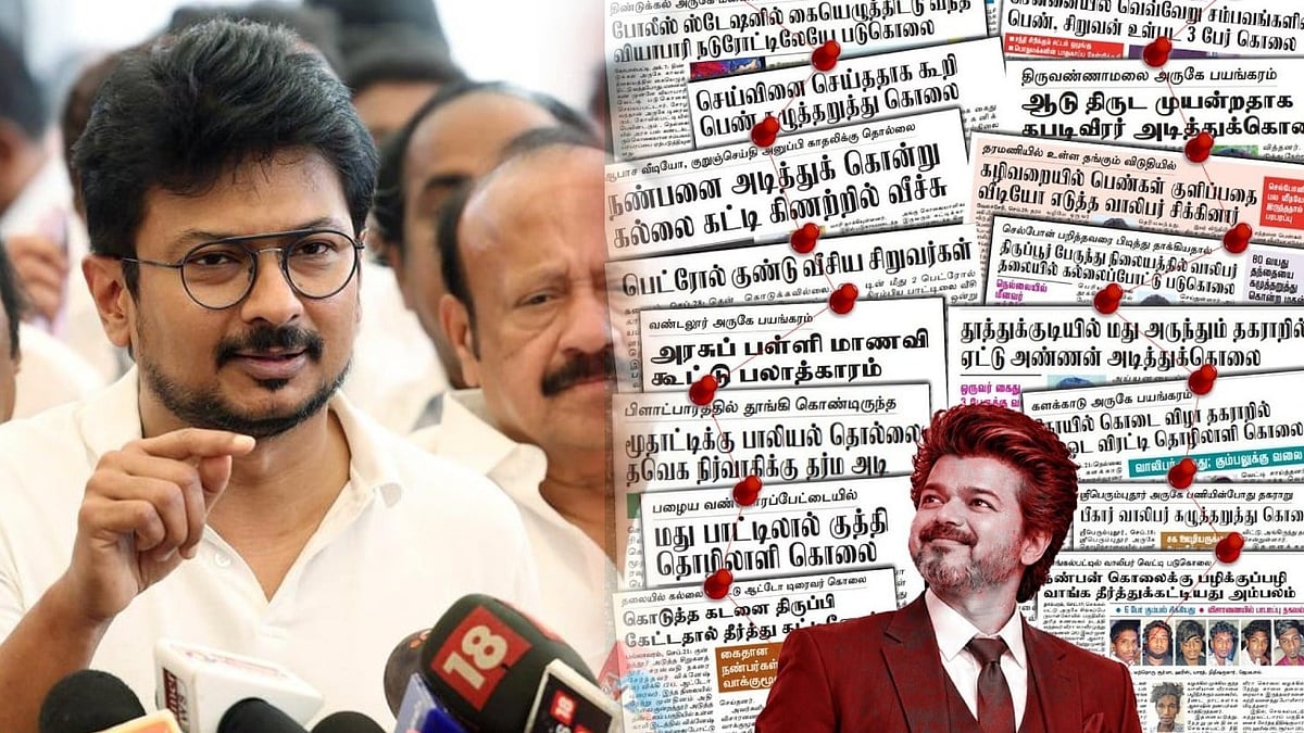 “நாளிதழ்களில் கொலைப்பட்டியல் என்று தனி Column போடும் அளவுக்கு கொலைகள்” : உதயநிதி ஸ்டாலின் விமர்சனம்!