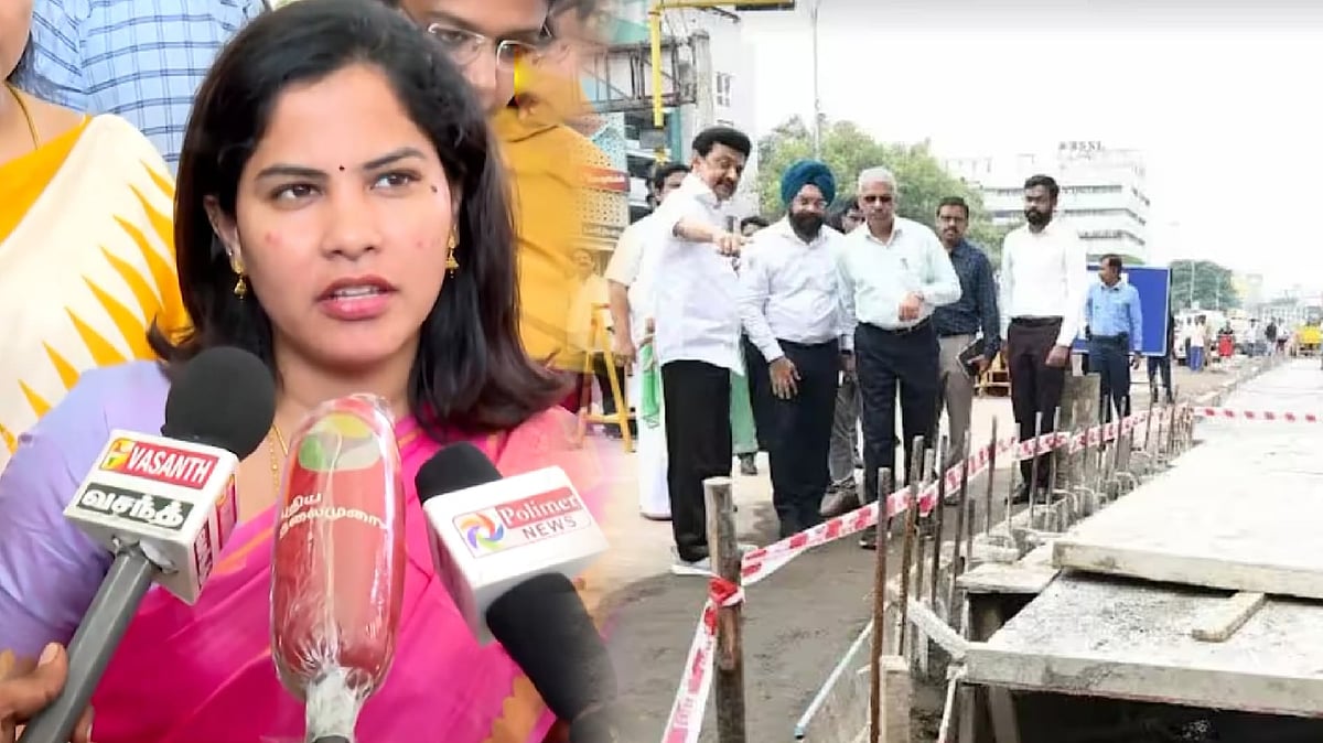 சென்னையில் தொடர் மழை... “மழைநீர் வடிந்ததற்கு திமுக அரசே காரணம்...” - மேயர் பிரியா பேட்டி!