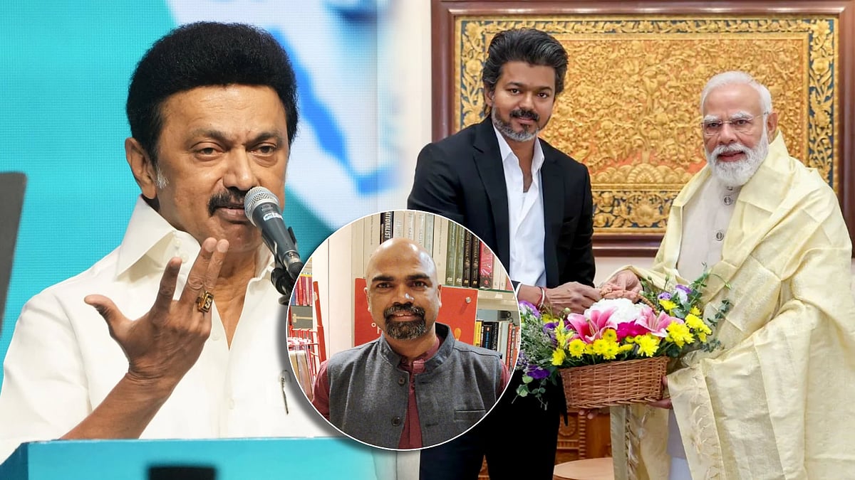 பேரா.கலையரசன் கைது : “உச்சகட்ட பாசிசம்.. பாஜகவை மிஞ்சிய தவெக” - வெளுத்து வாங்கிய மு.க.ஸ்டாலின்!
