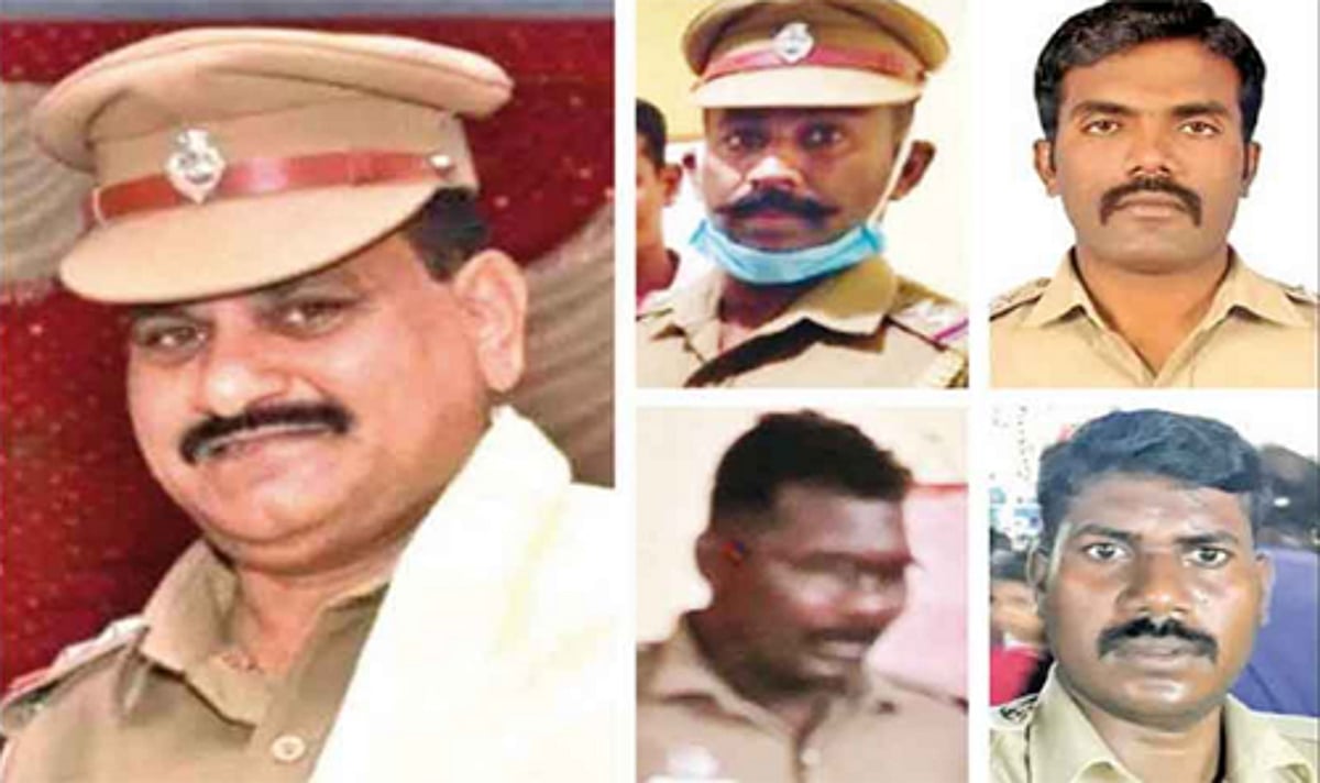 Sathankulam murder accused 5 cops transferred to Madurai central jail