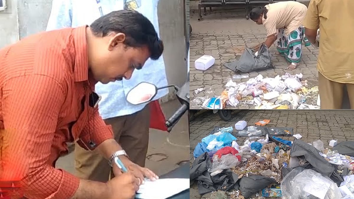 Tambaram Corporation fined rs 1 lakh to new life hospital for dumped