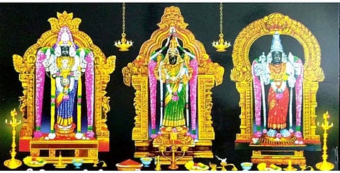 முப்பெரும் சக்தியாக உருக்கொண்ட அம்பிகை!