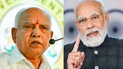 எடியூரப்பாவுடன் பிரதமர் மோடி ரகசிய பேச்சு மீண்டும் அதிர்ஷ்டக் காற்று வீசுமா?