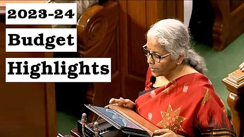 2023-24 ஆம் ஆண்டுக்கான மத்திய பட்ஜெட்டின் ஹைலைட்ஸ்!