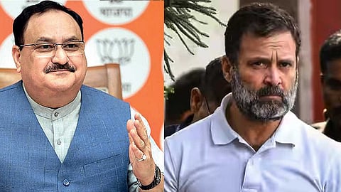 ராகுல் காந்தி தேசவிரோத சக்திகளின் கருவியாக செயல்படுகிறார்: ஜே.பி.நட்டா குற்றச்சாட்டு!