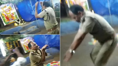 'மாரியம்மா காளியம்மா' பாடலுக்கு சாமியாட்டம் போட்ட கேரள இன்ஸ்பெக்டர்! வைரல் வீடியோவைத் தொடர்ந்து நடந்த சம்பவம்!