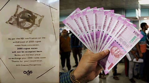ரூ.2000 நோட்டை வாங்க மறுத்த AGS திரையரங்கம்!