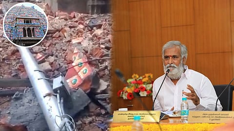 ஸ்ரீரங்கம் கோயில் கோபுரங்களின் தரத்தை ஆய்வு செய்ய குழு : அமைச்சர்  உத்தரவு!
