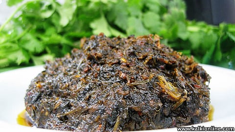 Kothamalli thokku