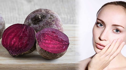 Beetroot face pack