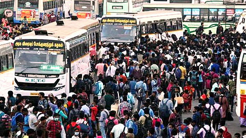 Koyambedu Bus Stand...