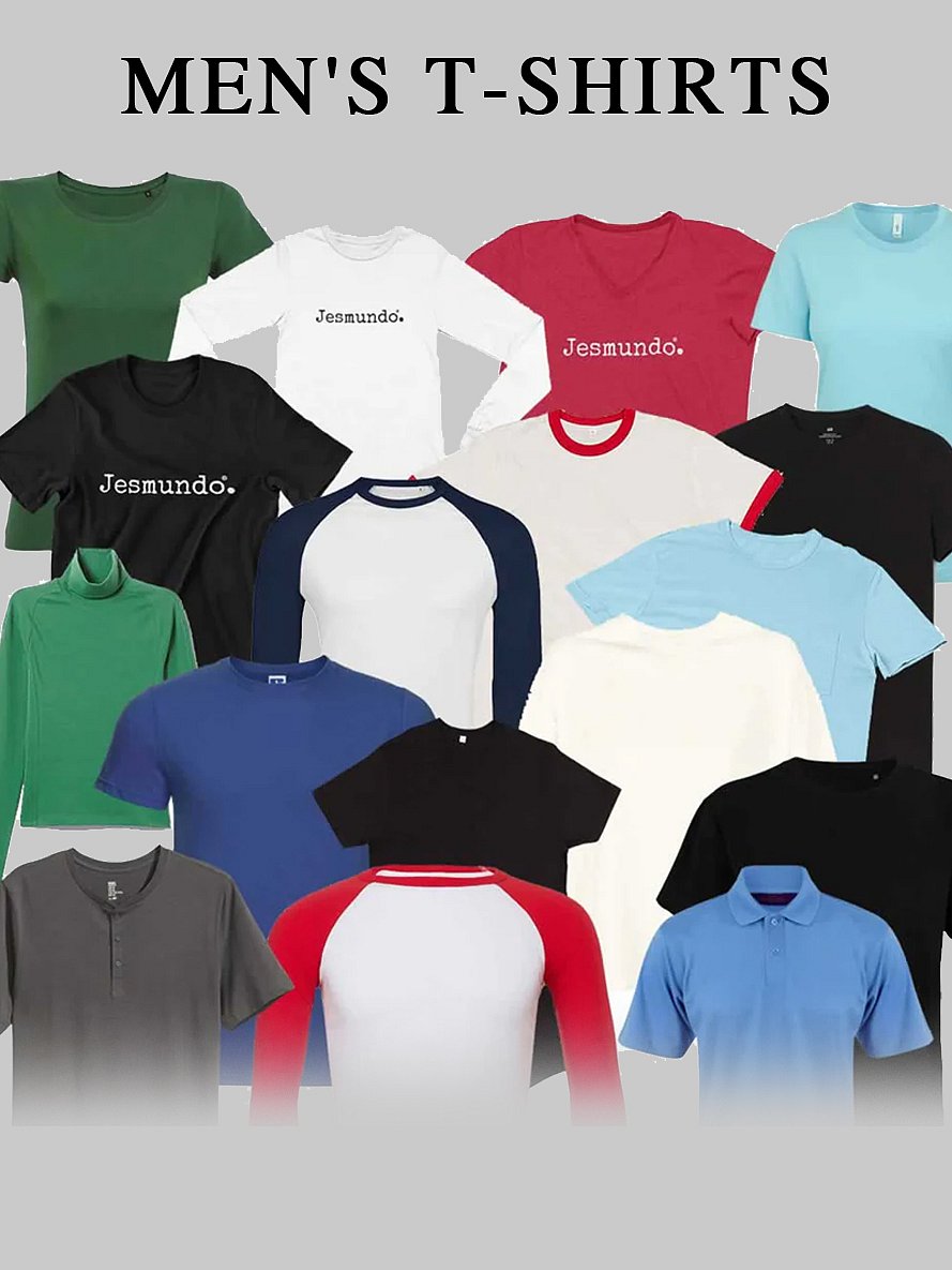 ஆண்களுக்கான  அனைத்து காலநிலைகளுக்கும் ஏற்ற 14  T-shirt வகைகள்!