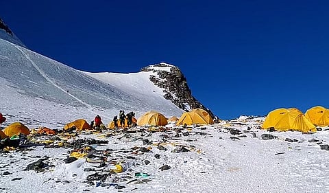 Mount Everest becomes a garbage dump!