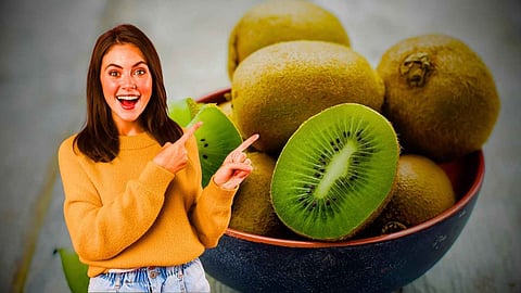 Kiwi fruit.