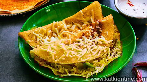 Cheese masala Mysore dosa