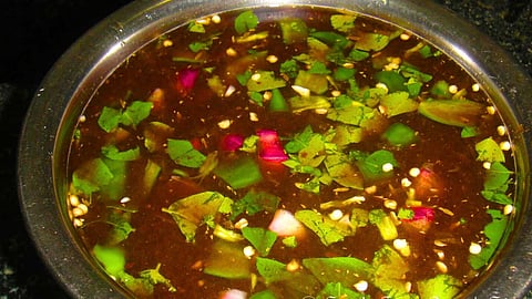 Pacha puli Rasam