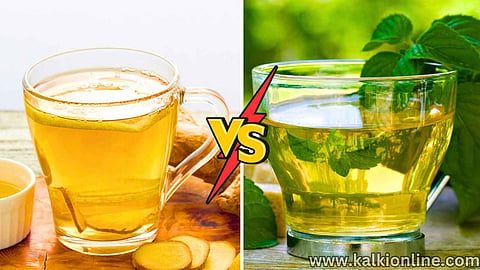 Ginger Tea Vs Mint Tea!