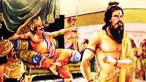 Dronachariyar with Thirutharastran