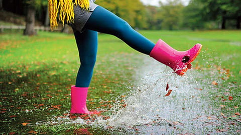 Maintenance in rainy season shoes