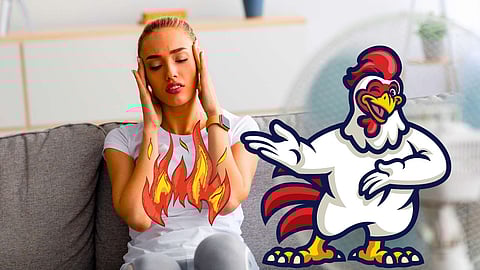 Eating Chicken