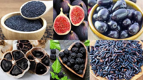 Health benefits of black foods