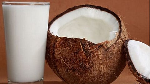 Coconut milk is similar to breast milk