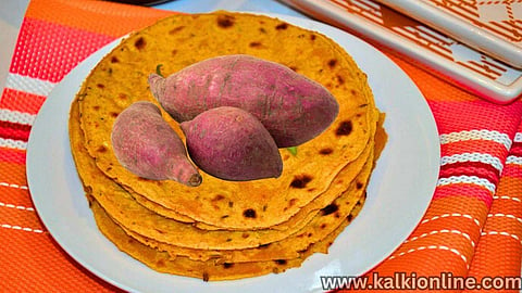 Sweet Potato Chapathi recipe