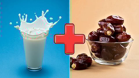 Dates soaked in milk
