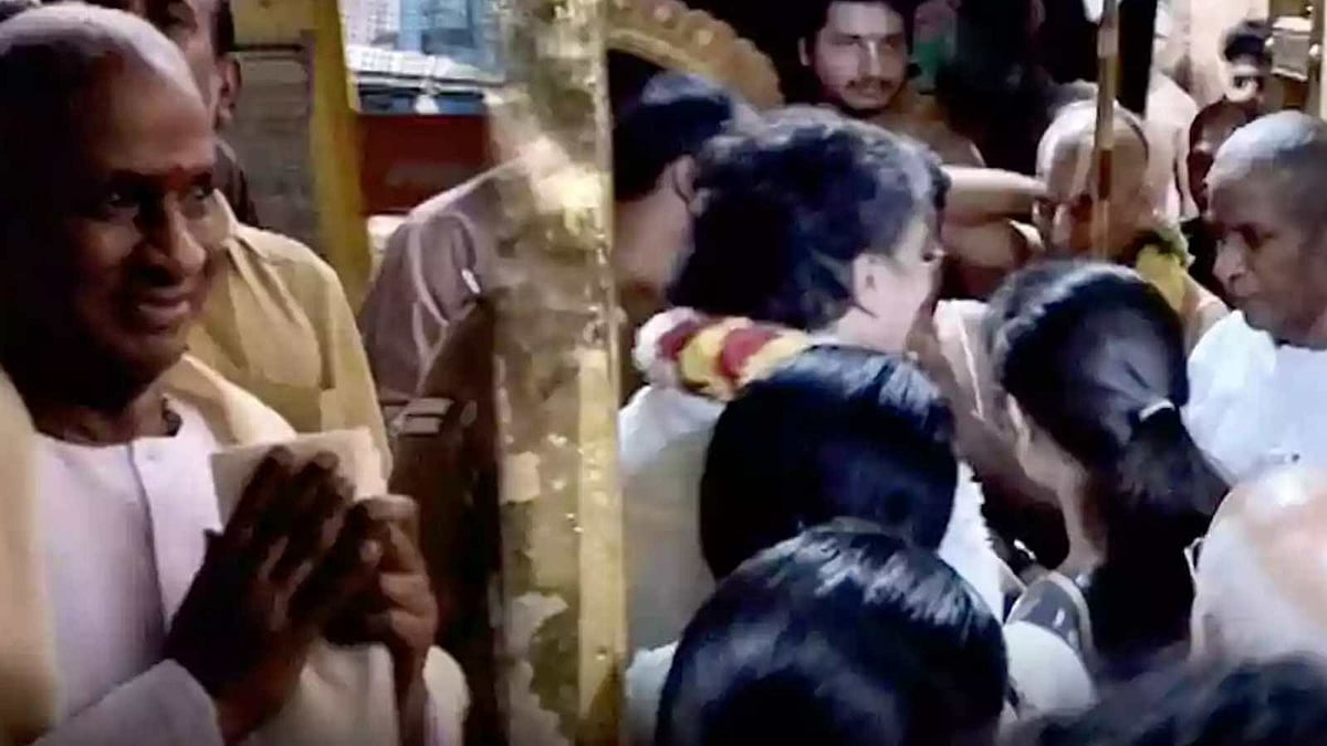 கோவில் அர்த்த மண்டபத்திலிருந்து வெளியேற்றப்பட்ட இளையராஜா… இதுதான் காரணம்!