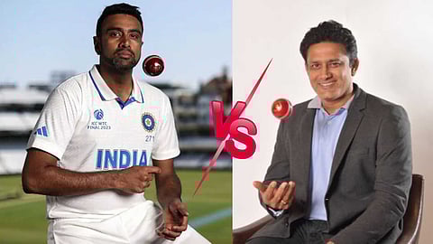 Ashwin Vs Anil Kumble