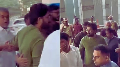 Allu arjun  visit sri teja