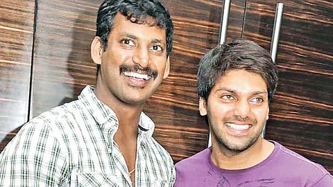 Vishal with Arya