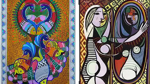 Picasso and Madhubani