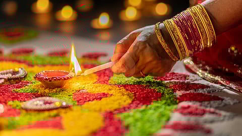 Special features of Kolam