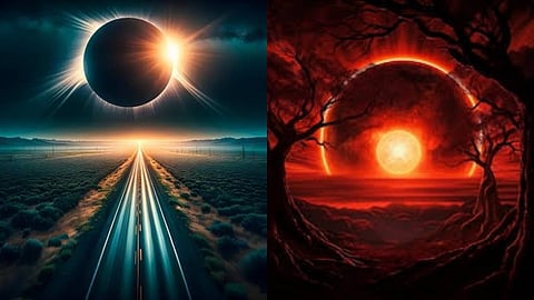 Lunar eclipse and Solar eclipse