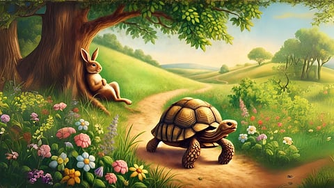 Hare and Tortoise Race