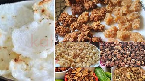 Nutritious varieties of Vadagam 
