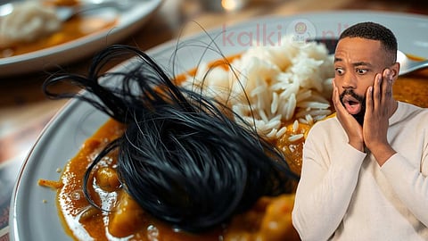 Human Hair In food