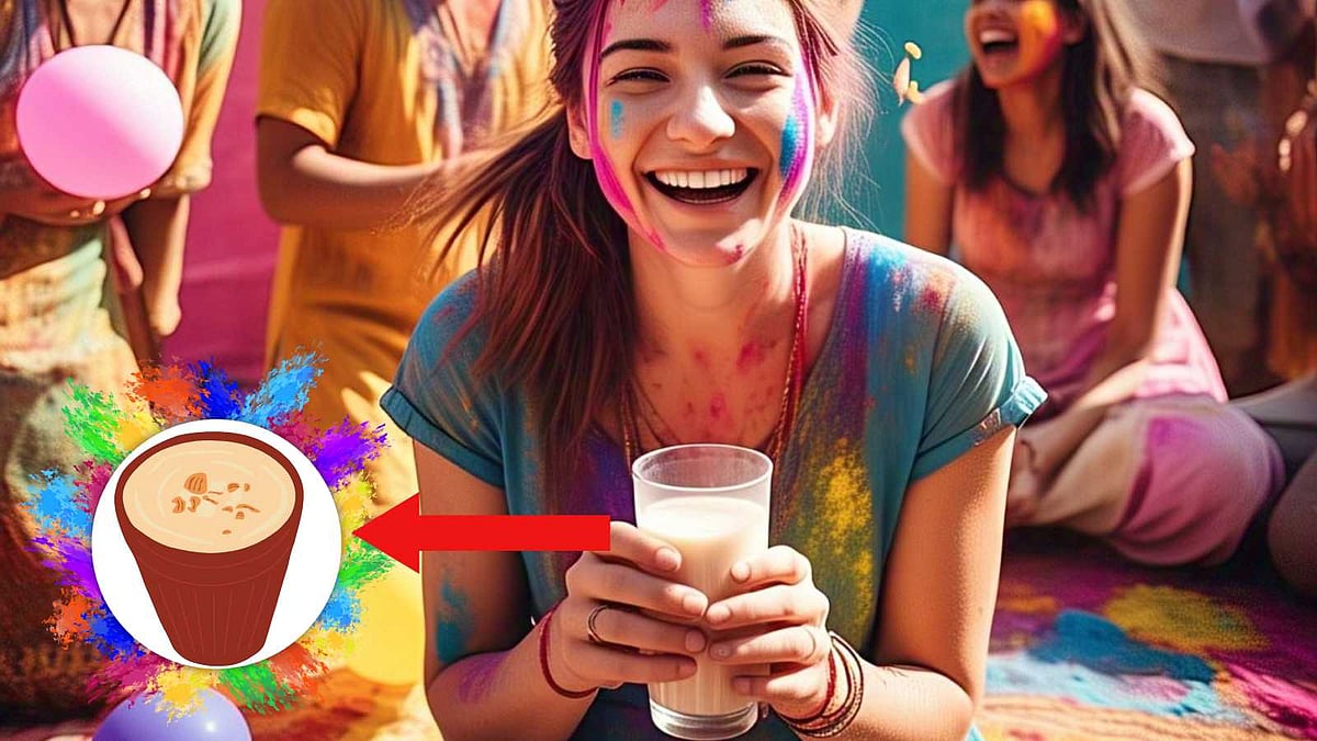 பாதாம் பால் அருந்து... ஹோலி கொண்டாடு! 