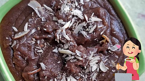 Apple Ragi halwa