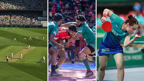 Cricket, Kabaddi, Table Tennis