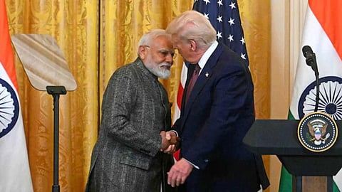 Modi with Trump