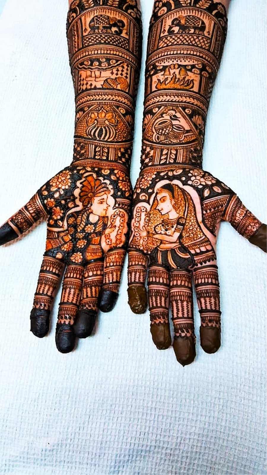 ட்ரெண்டிங் மெஹந்தி டிசைன்!