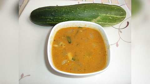 Cucumber sambar 