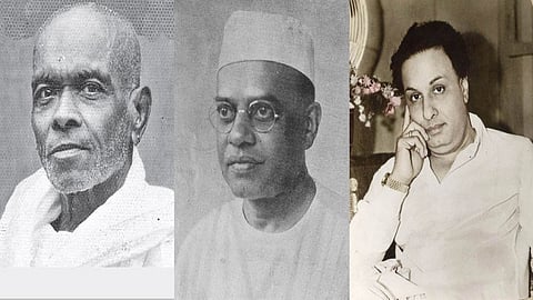 தேசிய விநாயகம் பிள்ளை, ஜே.சி.குமரப்பா, எம்.ஜி.ஆர்.