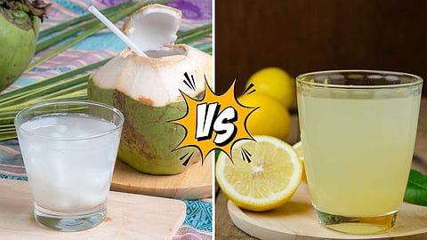 Coconut water Vs Lemon juice  