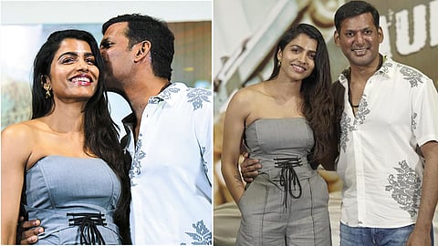 Vishal and Sai Dhanshika 