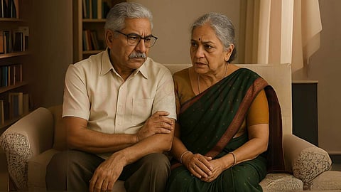 Elderly couple
