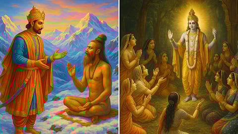 King speak to siddha and Lord krishna