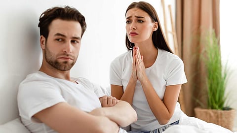 Woman Asking Sorry